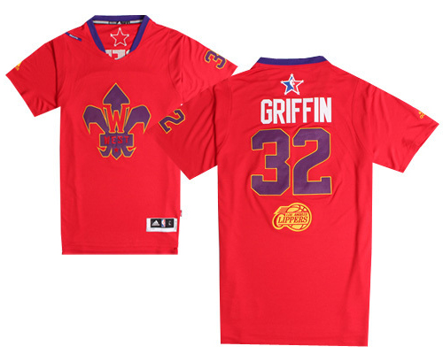 #32 Blake Griffin 2014 NBA All-Star Game Western Conference Swingman red Jersey