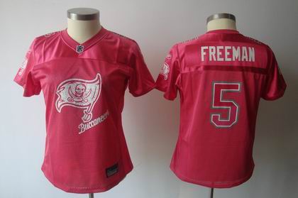 2011 Women FEM FAN Tampa Bay Buccaneers #5 Josh Freeman Team Color red jerseys