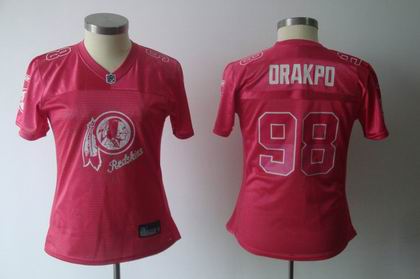 2011 Women FEM FAN Washington Redskins 98# Brian Orakpo red Jersey
