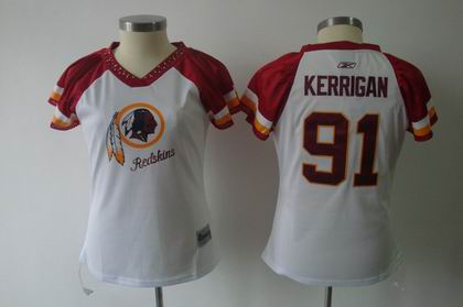 2011 Women Field Flirt Fashion Jersey Washington Redskins #91 Ryan Kerrigan jerseys white