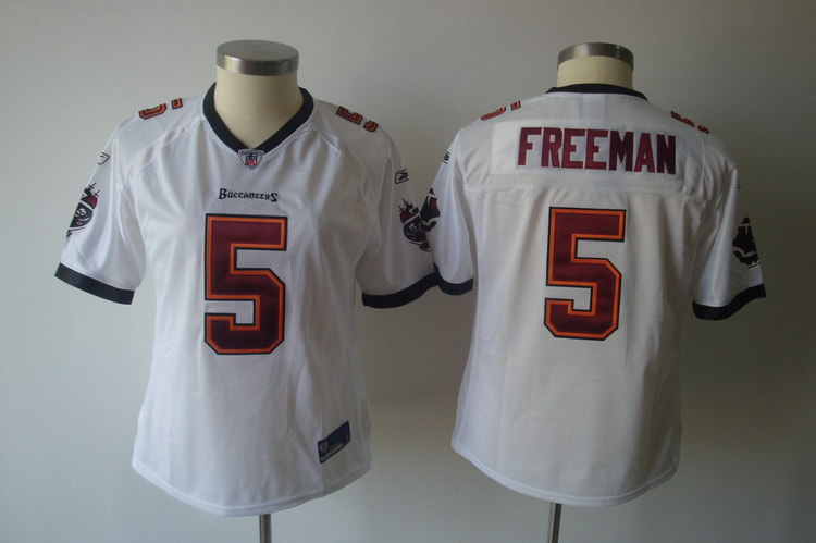 2011 Women TEAM Tampa Bay Buccaneers #5 Freeman white Jerseys
