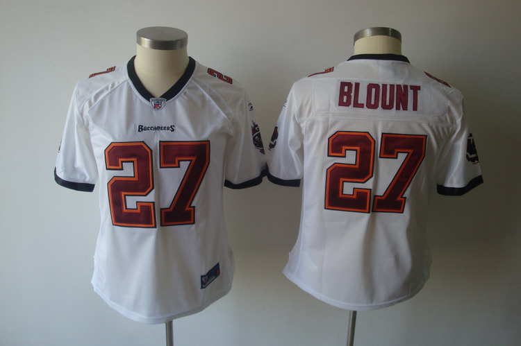 2011 Women TEAM Tampa Bay Buccaneers 27# LeGarrette Blount white jerseys