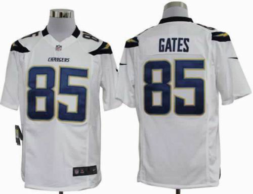 2012 Nike San Diego Chargers #85 Antonio Gates white game jerseys