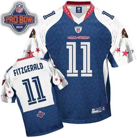 Arizona Cardinals #11 Larry Fitzgerald 2010 Pro Bowl NFC