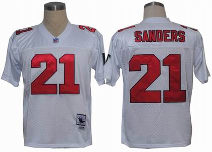 Atlanta Falcons #21 Deion Sanders jersey White MN