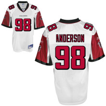 Atlanta Falcons 98# Jamaal Anderson White