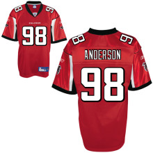 Atlanta Falcons 98# Jamaal Anderson red