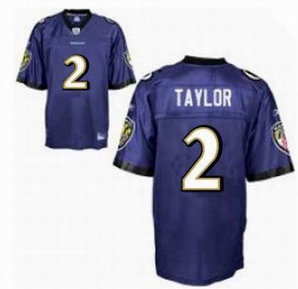 Baltimore Ravens #2 Tyrod Taylor Jersey purple