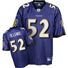 Baltimore Ravens #52 Ray Lewis Team Color Jersey purple