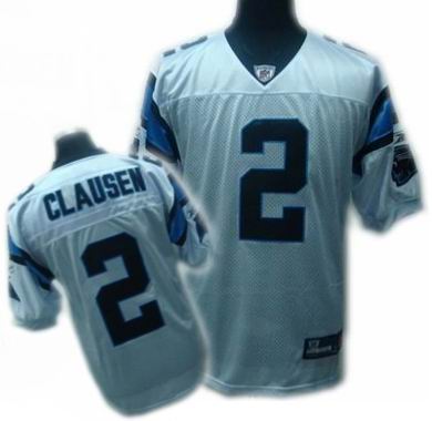 Carolina Panthers #2 Jimmy Clausen Jerseys white