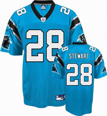 Carolina Panthers #28 Jonathan Stewart blue jersey