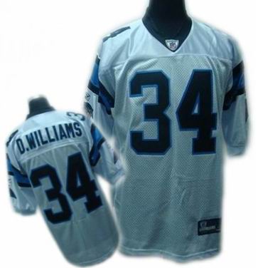 Carolina Panthers #34 DeAngelo Williams jerseys white