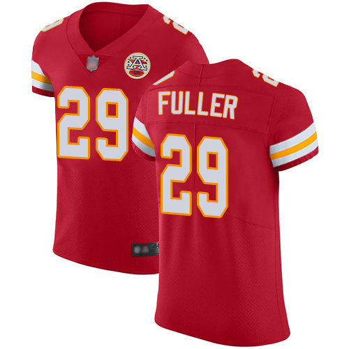 Chiefs #29 Kendall Fuller Red Team Color Men's Stitched Football Vapor Untouchable Elite Jersey
