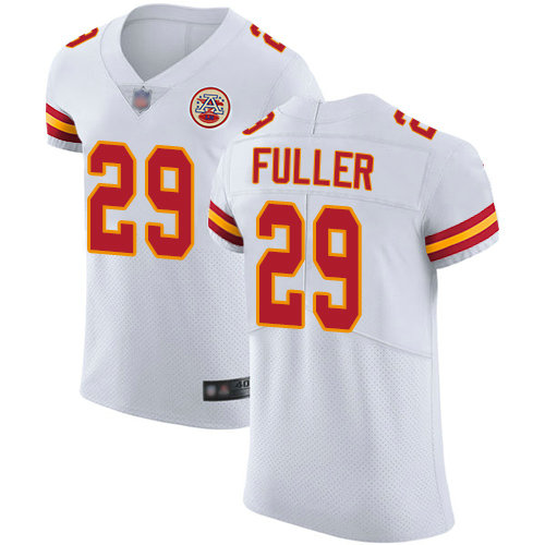 Chiefs #29 Kendall Fuller White Men's Stitched Football Vapor Untouchable Elite Jersey