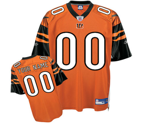 Cincinnati Bengals Customized orange Alternate Jerseys