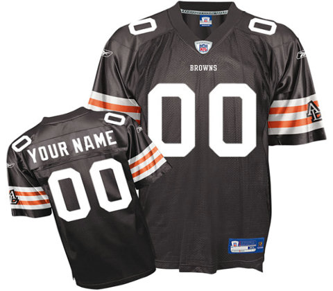 Cleveland Browns Customized Team Color Jerseys
