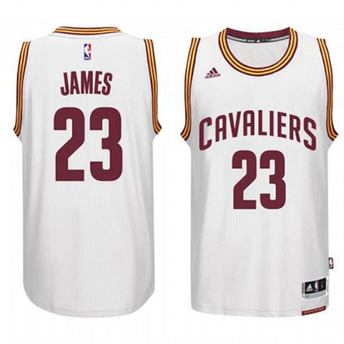 Cleveland Cavaliers 23 LeBron James White Home Swingman Climacool Jersey