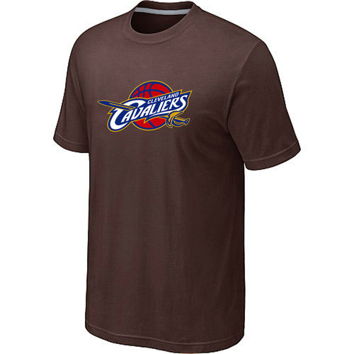 Cleveland Cavaliers Big Tall Primary Logo Brown T Shirt
