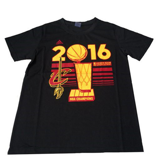 Cleveland Cavaliers Black 2016 NBA Finals Champions Locker Room T-Shirt