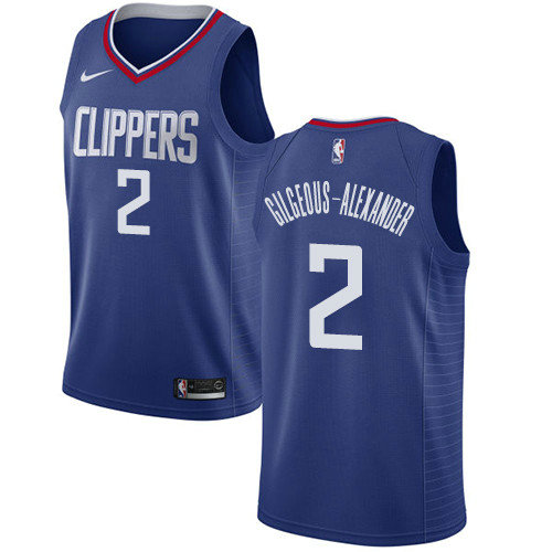 Clippers #2 Shai Gilgeous-Alexander Blue Women's Basketball Swingman Icon Edition Jersey
