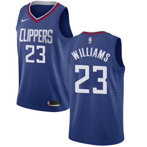 Clippers #23 Louis Williams Blue Women's Basketball Swingman Icon Edition Jersey