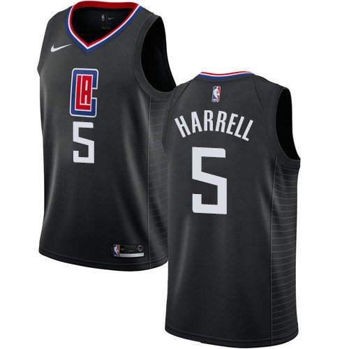 Clippers #5 Montrezl Harrell Black Women's Basketball Swingman Statement Edition Jersey