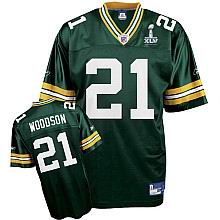 Green Bay Packers #21 Charles Woodson 2011 Super Bowl XLV Team Color Jersey green