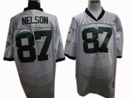 Green Bay Packers #87 Jordy Nelson 2011 champions fashion super bowl XLV jersey white
