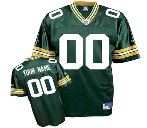 Green Bay Packers Customized Team Color Jerseys