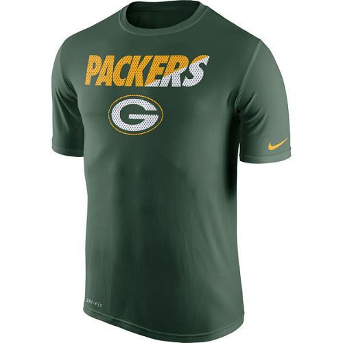 Green Bay Packers Nike Green Legend Staff Practice Performance T-Shirt