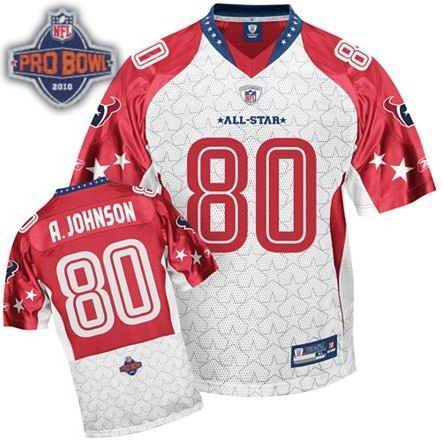 Houston Texans #80 Andre Johnson 2010 Pro Bowl AFC