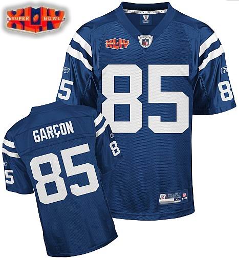 Indianapolis Colts #85 Pierre Garcon Super Bowl XLIV Jersey Team Color blue