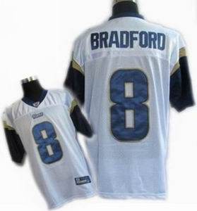 KIDS St. Louis Rams #8 Sam Bradford Color white Jerseys