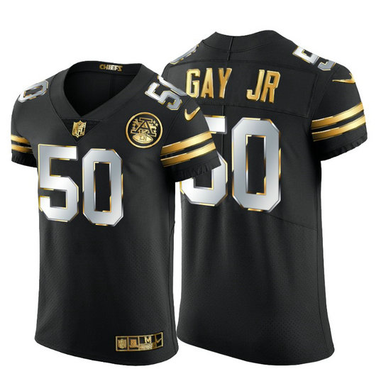 Kansas City Chiefs #50 Willie Gay Jr. Men's Nike Black Edition Vapor Untouchable Elite NFL Jersey