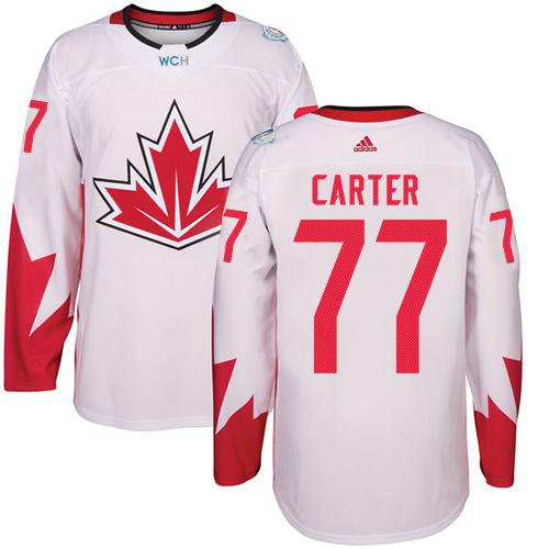 Kid Team Canada 77 Jeff Carter White 2016 World Cup NHL Jersey