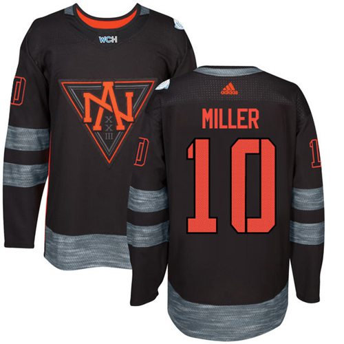 Kid Team North America 10 J. T. Miller Black 2016 World Cup NHL Jersey