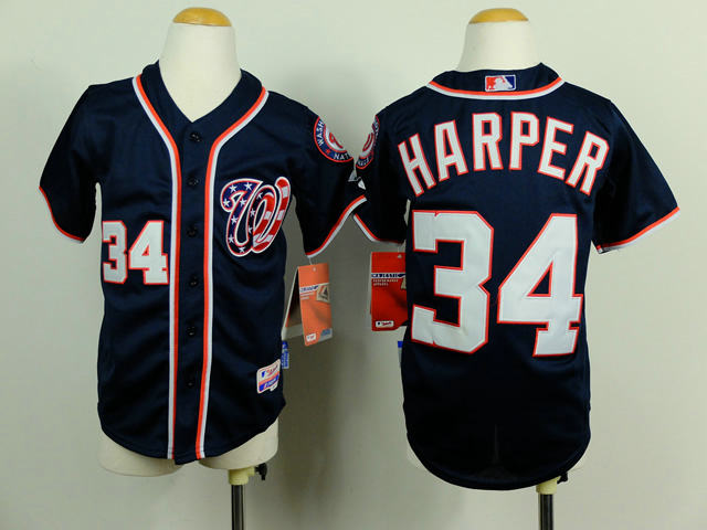 kids washington nationals jersey