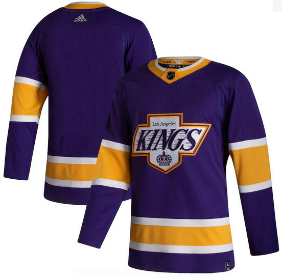 Kings Blank Purple 202021 Reverse Retro Adidas Jersey