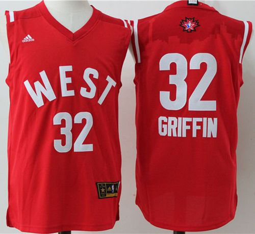 Los Angeles Clippers 32 Blake Griffin Red 2016 All Star NBA Jersey