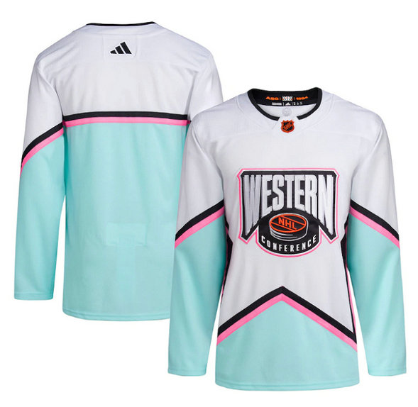 Men's All-Star Game Western Conference 2023 White Stitched Hockey Jersey