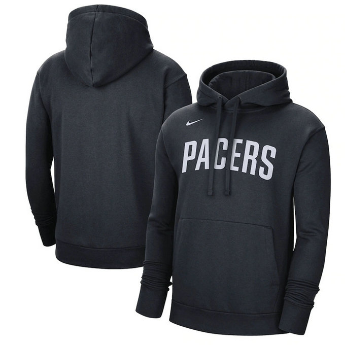 Men's Indiana Pacers Black 2022 23 City Edition Essential Pullover Hoodie