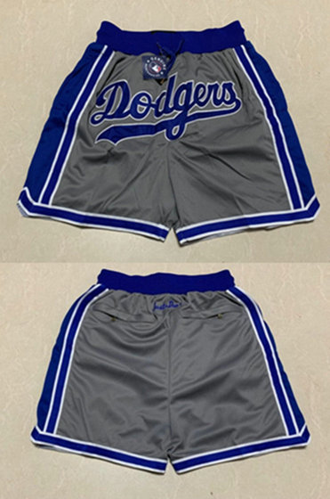 Men's Los Angeles Dodgers Grey Shorts 
