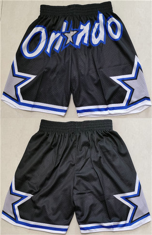 Men's Orlando Magic Black Shorts)