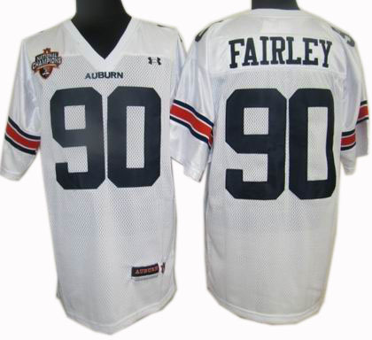 NCAA jerseys Under Armour South #90 Fairley white