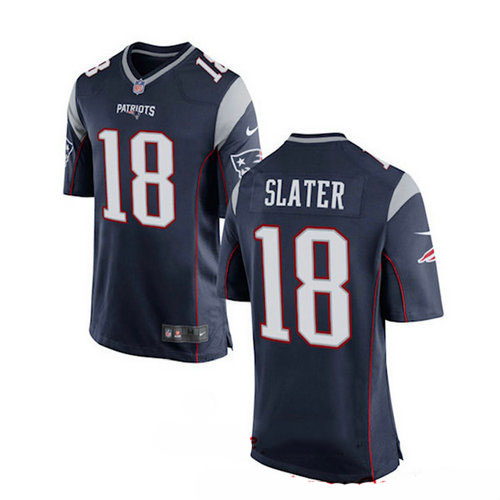 New England Patriots #18 Matthew Slater Blue Vapor Limited Jersey
