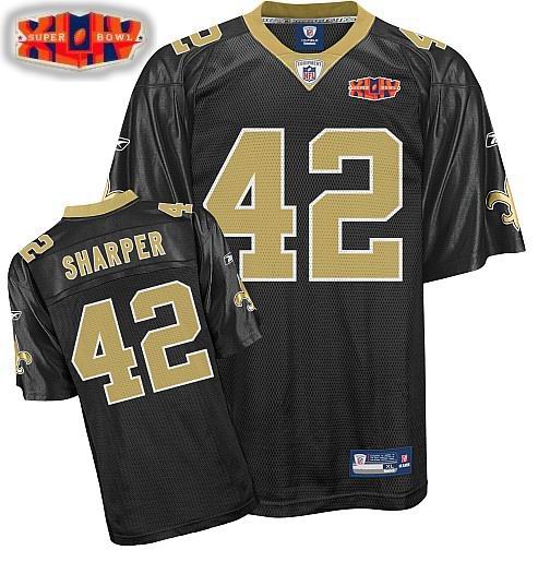 New Orleans Saints #42 Darren Sharper Super Bowl XLIV Team Color YOUTH Jersey