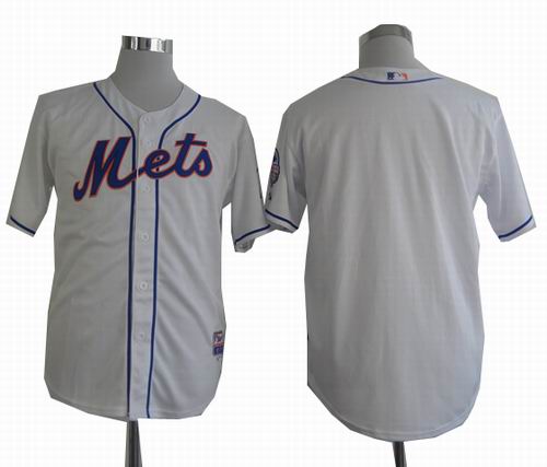 New York Mets blank white Cool Base Jersey w2013 All Star Patch