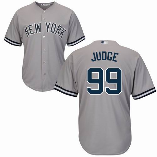 New York Yankees #99 Aaron Judge Gray Jersey