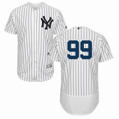 New York Yankees #99 Aaron Judge White FlexBase Jersey
