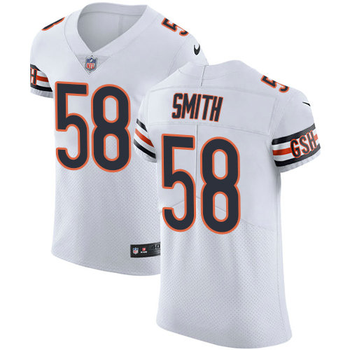 Nike Bears 58 Roquan Smith White Men's Stitched NFL Vapor Untouchable